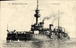 VINTAGE POSTCARD Boat War French Navy Brennus