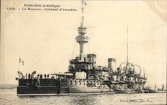 VINTAGE POSTCARD Bateau Artistic War Collection Brennus Armours D squadron