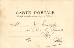 VINTAGE POSTCARD Boat Rocherfort War on Sea Bruix