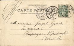 VINTAGE POSTCARD Boat War the Rifle Against Destroyer