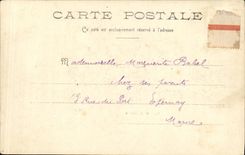 VINTAGE POSTCARD Boat War Carlo Alberto