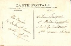 VINTAGE POSTCARD Bateau War Marine Carnot Armours D Escadre
