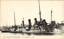 VINTAGE POSTCARD Boat War Navy Cassard