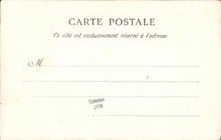 VINTAGE POSTCARD Boat Cherbourg War Cassini Aviso Destroyer