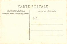 VINTAGE POSTCARD Bateau War Chanzy Croiseur Armours