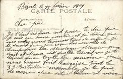 VINTAGE POSTCARD Boat War Charlemagne