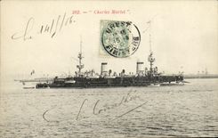 VINTAGE POSTCARD Boat War the Martel Charters