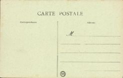 VINTAGE POSTCARD Boat War Cherboug Cuirasse Charles Martel