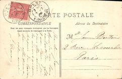 VINTAGE POSTCARD Bateau War the Charles Martel Cuirasse D Escadre has Tourelles