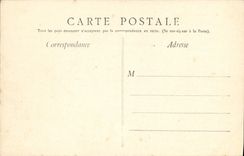 VINTAGE POSTCARD Boat War Chateaurenault Cruiser of 1st Class