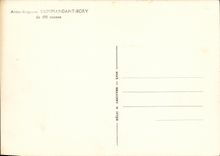 Guerra Sloop del barco de la POSTAL de la VENDIMIA que pide Bory