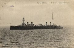 VINTAGE POSTCARD Bateau War the Cop Cruiser Armours