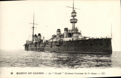 VINTAGE POSTCARD Bateau War Navy Cop Cruiser Armours 1st class