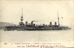 VINTAGE POSTCARD Bateau War Navy Cop Cruiser Armours