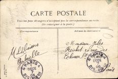 VINTAGE POSTCARD Bateau Brest War the Cop Cruiser Armours