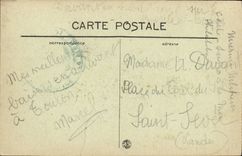 Marina de la guerra del barco de la POSTAL de la VENDIMIA de la armadura la 1ra D escuadrilla de Condorcet Dreadnought