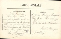 VINTAGE POSTCARD Bateau War War Armours line of Combat At the head Billhook Jean Bart Verite Vegniaud Danton Democarte