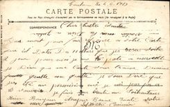 VINTAGE POSTCARD Bateau War Billhook Armours has Turbines of 24000 tons