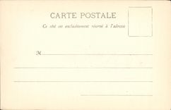 VINTAGE POSTCARD Bateau War Souvenir of the Naval Action Paris Billhook Carries Terns Old Buffalo