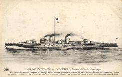 VINTAGE POSTCARD Bateau War Navy Billhook Armours D Escadre