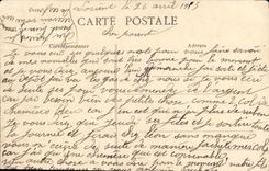 VINTAGE POSTCARD Boat Lerient War the Billhook