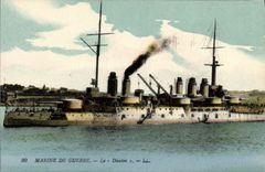 VINTAGE POSTCARD Boat War Navy Danton