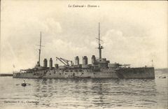 VINTAGE POSTCARD Boat War the Danton Armor