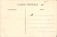 VINTAGE POSTCARD Boat War French Navy Dreadnought Danton