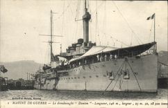 VINTAGE POSTCARD Boat War Navy Dreadnought