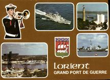 CPM Bateau Guerre Lorient Grand Port De Guerre