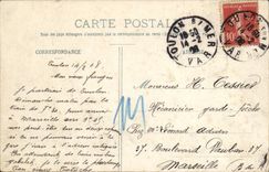 VINTAGE POSTCARD Boat War the Armor D Squadron Democracy