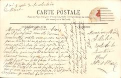 VINTAGE POSTCARD Boat Brest War the Open National Bridge Left Cruiser D Estrees