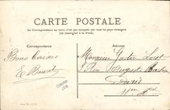 VINTAGE POSTCARD Boat Rochefort War On Sea Arsenal D Estrees