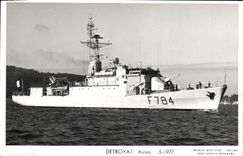 MODERN CARD Boat War Detroyat Sloop 1977