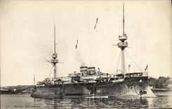 VINTAGE POSTCARD Boat War tasting