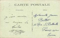 VINTAGE POSTCARD Boat War National marine Diderot Dreadnought