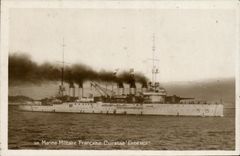 VINTAGE POSTCARD Bateau War French Navy Armours Diderot