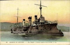 VINTAGE POSTCARD Bateau War Navy Of Chayla Croiseur Armours