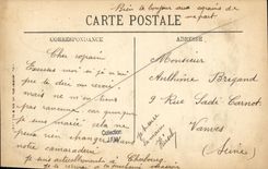 VINTAGE POSTCARD Bateau War Navy Of Chayla Croiseur Armours 2nd class