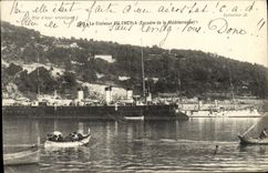 VINTAGE POSTCARD Boat War the Cruiser Of Cheyla Squadron of the Mediterranean