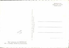 MODERN CARD Boat War Port authority of Bordeaux Cruiser in front of