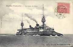 VINTAGE POSTCARD Boat War French Navy Dupuy Of Lome