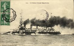 VINTAGE POSTCARD Bateau War the Cruiser Armours Dupuy of Lome