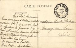 VINTAGE POSTCARD Bateau War the Cruiser Armours Dupuy of Lome