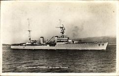 MODERN CARD Boat War Duquesne Cruiser of 10000 tons