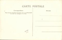 Guerra de Rochefort del barco de la POSTAL de la VENDIMIA en el mar Dupleix que pasa debajo del transportador