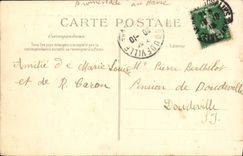 VINTAGE POSTCARD Boat War Le Havre Dupetit Thouars Ship of Gurerre