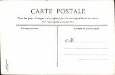 VINTAGE POSTCARD Bateau War the Cruiser Armours Dupetit Thouars Croiseur of 1st class