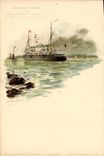 VINTAGE POSTCARD Bateau War French Navy D Entrecasteaux Croiseur Armours