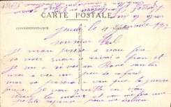 VINTAGE POSTCARD Boat Dunkirk War the Port a Escopette Destroyer